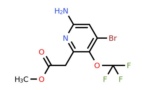 1804528-02-6 | Methyl 6-amino-4-bromo-3-(trifluoromethoxy)pyridine-2-acetate