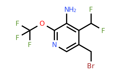 1804531-63-2 | 3-Amino-5-(bromomethyl)-4-(difluoromethyl)-2-(trifluoromethoxy)pyridine
