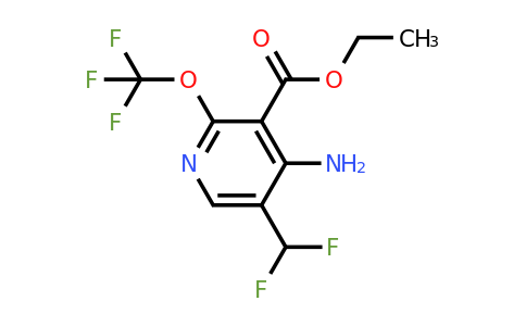 1804532-56-6 | Ethyl 4-amino-5-(difluoromethyl)-2-(trifluoromethoxy)pyridine-3-carboxylate