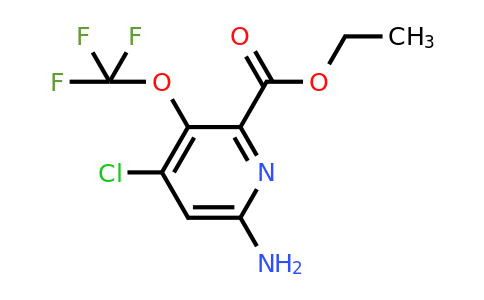 Ethyl 6-amino-4-chloro-3-(trifluoromethoxy)pyridine-2-carboxylate
