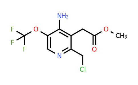 Methyl 4-amino-2-(chloromethyl)-5-(trifluoromethoxy)pyridine-3-acetate