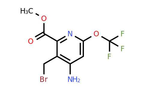 Methyl 4-amino-3-(bromomethyl)-6-(trifluoromethoxy)pyridine-2-carboxylate