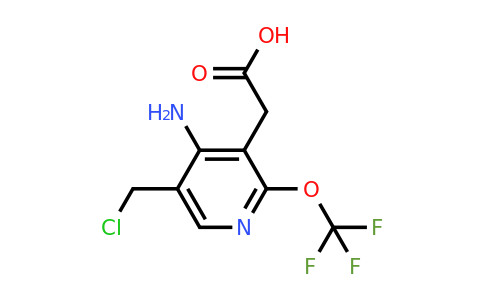 4-Amino-5-(chloromethyl)-2-(trifluoromethoxy)pyridine-3-acetic acid