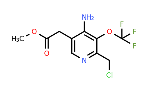 Methyl 4-amino-2-(chloromethyl)-3-(trifluoromethoxy)pyridine-5-acetate