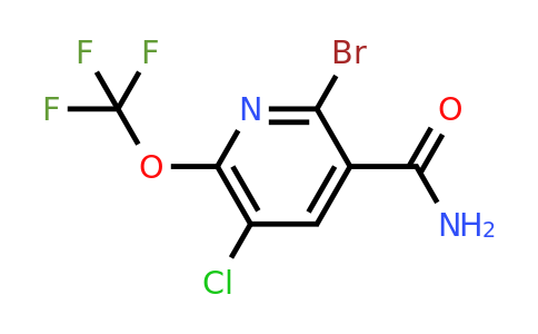 1804540-54-2 | 2-Bromo-5-chloro-6-(trifluoromethoxy)pyridine-3-carboxamide