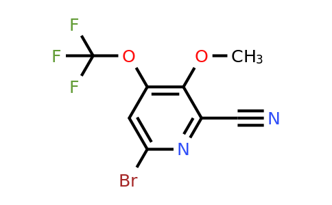 6-Bromo-2-cyano-3-methoxy-4-(trifluoromethoxy)pyridine