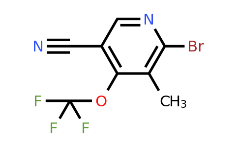 2-Bromo-5-cyano-3-methyl-4-(trifluoromethoxy)pyridine