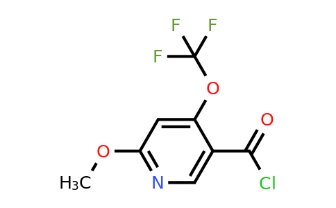 2-Methoxy-4-(trifluoromethoxy)pyridine-5-carbonyl chloride