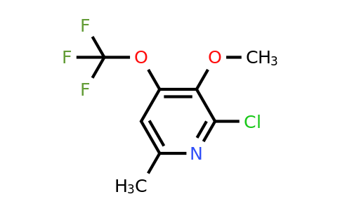 2-Chloro-3-methoxy-6-methyl-4-(trifluoromethoxy)pyridine
