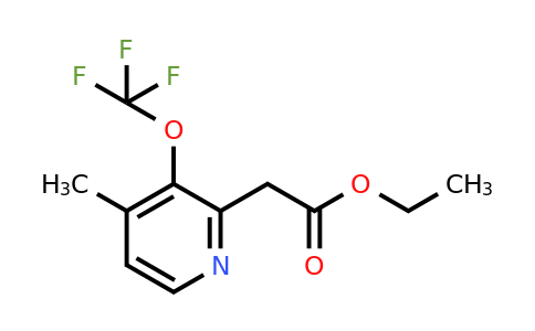 1804548-33-1 | Ethyl 4-methyl-3-(trifluoromethoxy)pyridine-2-acetate