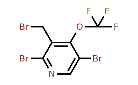3-(Bromomethyl)-2,5-dibromo-4-(trifluoromethoxy)pyridine