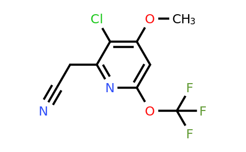 3-Chloro-4-methoxy-6-(trifluoromethoxy)pyridine-2-acetonitrile