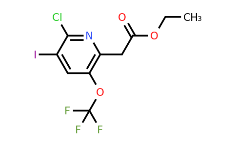 1804551-79-8 | Ethyl 2-chloro-3-iodo-5-(trifluoromethoxy)pyridine-6-acetate