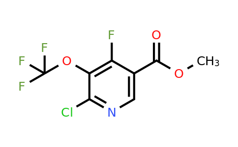1804552-31-5 | Methyl 2-chloro-4-fluoro-3-(trifluoromethoxy)pyridine-5-carboxylate