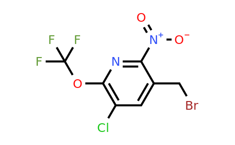 3-(Bromomethyl)-5-chloro-2-nitro-6-(trifluoromethoxy)pyridine