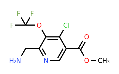 1804554-25-3 | Methyl 2-(aminomethyl)-4-chloro-3-(trifluoromethoxy)pyridine-5-carboxylate