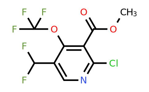 1804555-46-1 | Methyl 2-chloro-5-(difluoromethyl)-4-(trifluoromethoxy)pyridine-3-carboxylate