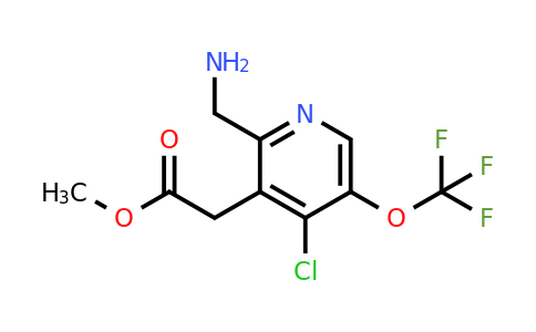 1804556-71-5 | Methyl 2-(aminomethyl)-4-chloro-5-(trifluoromethoxy)pyridine-3-acetate