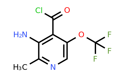 3-Amino-2-methyl-5-(trifluoromethoxy)pyridine-4-carbonyl chloride