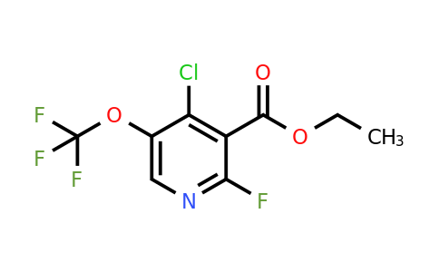 Ethyl 4-chloro-2-fluoro-5-(trifluoromethoxy)pyridine-3-carboxylate