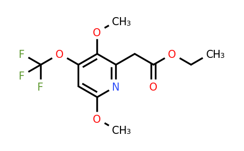 1804585-71-4 | Ethyl 3,6-dimethoxy-4-(trifluoromethoxy)pyridine-2-acetate