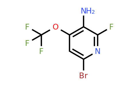 3-Amino-6-bromo-2-fluoro-4-(trifluoromethoxy)pyridine
