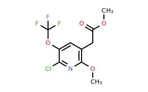1804591-54-5 | Methyl 2-chloro-6-methoxy-3-(trifluoromethoxy)pyridine-5-acetate