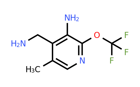 3-Amino-4-(aminomethyl)-5-methyl-2-(trifluoromethoxy)pyridine