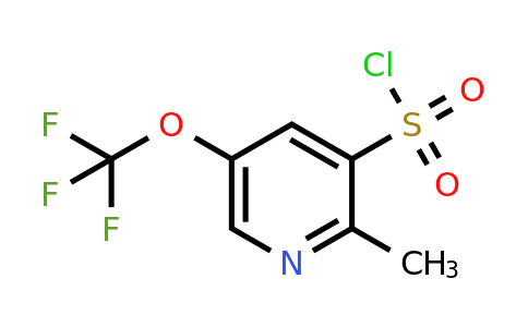 2-Methyl-5-(trifluoromethoxy)pyridine-3-sulfonyl chloride