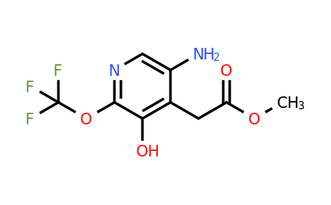 Methyl 5-amino-3-hydroxy-2-(trifluoromethoxy)pyridine-4-acetate