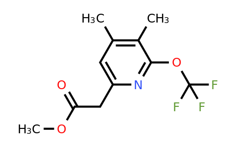 1804601-21-5 | Methyl 3,4-dimethyl-2-(trifluoromethoxy)pyridine-6-acetate