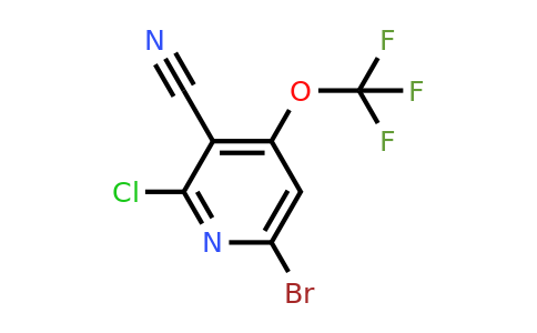 6-Bromo-2-chloro-3-cyano-4-(trifluoromethoxy)pyridine