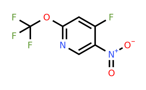 1804611-19-5 | 4-Fluoro-5-nitro-2-(trifluoromethoxy)pyridine
