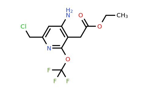 1804612-16-5 | Ethyl 4-amino-6-(chloromethyl)-2-(trifluoromethoxy)pyridine-3-acetate