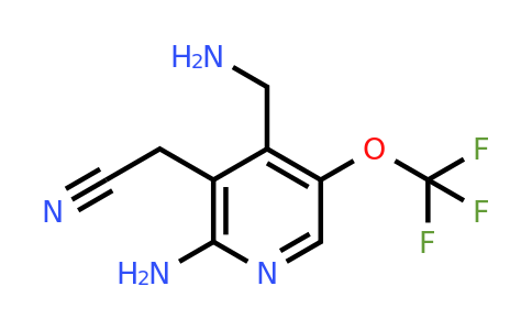 2-Amino-4-(aminomethyl)-5-(trifluoromethoxy)pyridine-3-acetonitrile