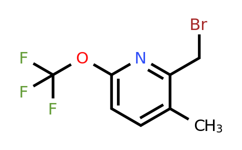 2-(Bromomethyl)-3-methyl-6-(trifluoromethoxy)pyridine