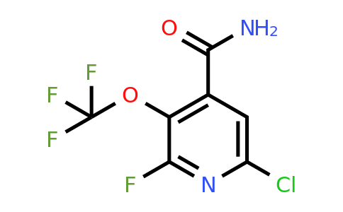 6-Chloro-2-fluoro-3-(trifluoromethoxy)pyridine-4-carboxamide