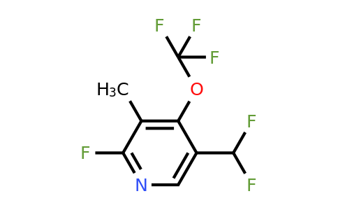 5-(Difluoromethyl)-2-fluoro-3-methyl-4-(trifluoromethoxy)pyridine