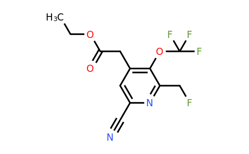 1804621-78-0 | Ethyl 6-cyano-2-(fluoromethyl)-3-(trifluoromethoxy)pyridine-4-acetate