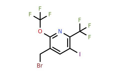 1804626-26-3 | 3-(Bromomethyl)-5-iodo-2-(trifluoromethoxy)-6-(trifluoromethyl)pyridine