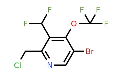 1804632-39-0 | 5-Bromo-2-(chloromethyl)-3-(difluoromethyl)-4-(trifluoromethoxy)pyridine