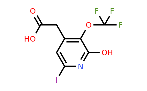 2-Hydroxy-6-iodo-3-(trifluoromethoxy)pyridine-4-acetic acid