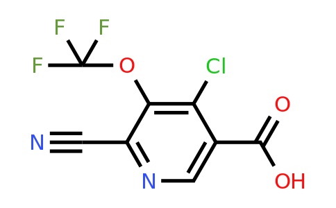 4-Chloro-2-cyano-3-(trifluoromethoxy)pyridine-5-carboxylic acid