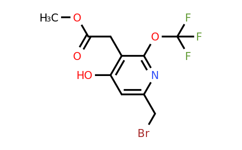1804635-98-0 | Methyl 6-(bromomethyl)-4-hydroxy-2-(trifluoromethoxy)pyridine-3-acetate