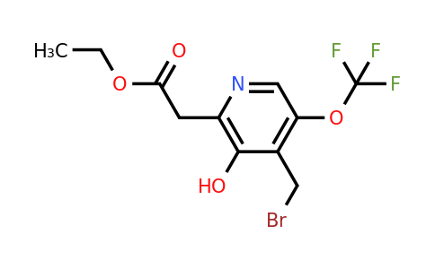 1804636-93-8 | Ethyl 4-(bromomethyl)-3-hydroxy-5-(trifluoromethoxy)pyridine-2-acetate