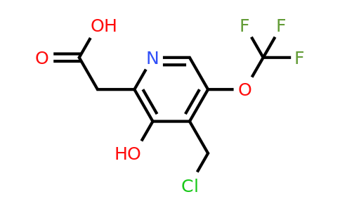 4-(Chloromethyl)-3-hydroxy-5-(trifluoromethoxy)pyridine-2-acetic acid