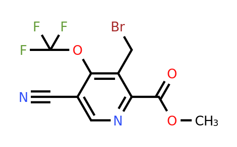 1804642-86-1 | Methyl 3-(bromomethyl)-5-cyano-4-(trifluoromethoxy)pyridine-2-carboxylate