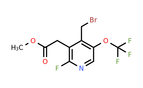 Methyl 4-(bromomethyl)-2-fluoro-5-(trifluoromethoxy)pyridine-3-acetate