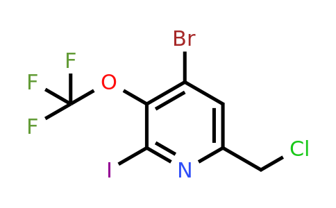 4-Bromo-6-(chloromethyl)-2-iodo-3-(trifluoromethoxy)pyridine