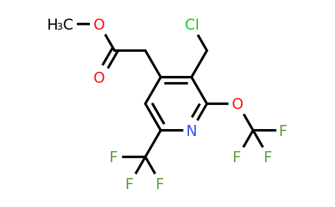 1804652-96-7 | Methyl 3-(chloromethyl)-2-(trifluoromethoxy)-6-(trifluoromethyl)pyridine-4-acetate